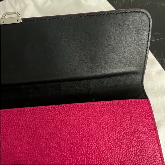 Alexander McQueen Pink Leather Envelope Clutch - Picture 14 of 16